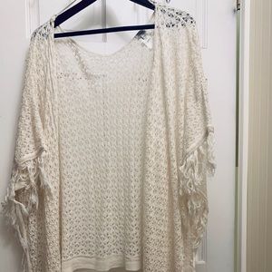 Knit style shawl/cardigan